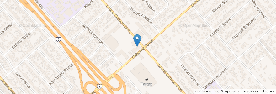 Mapa de ubicacion de Raspado Xpress en Estados Unidos Da América, Califórnia, Los Angeles County, Los Angeles.