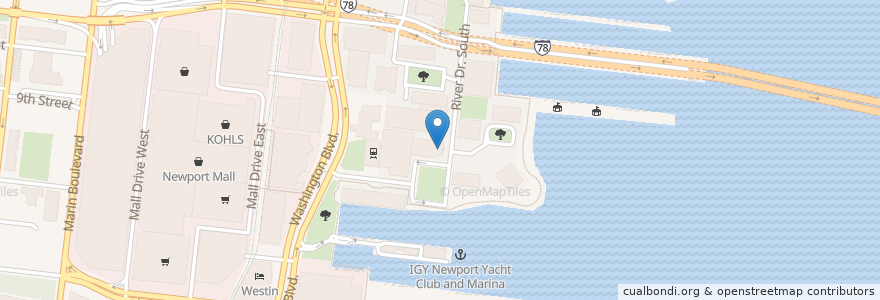 Mapa de ubicacion de Newport Veterinary Center en Verenigde Staten, New Jersey, Hudson County, Jersey City.