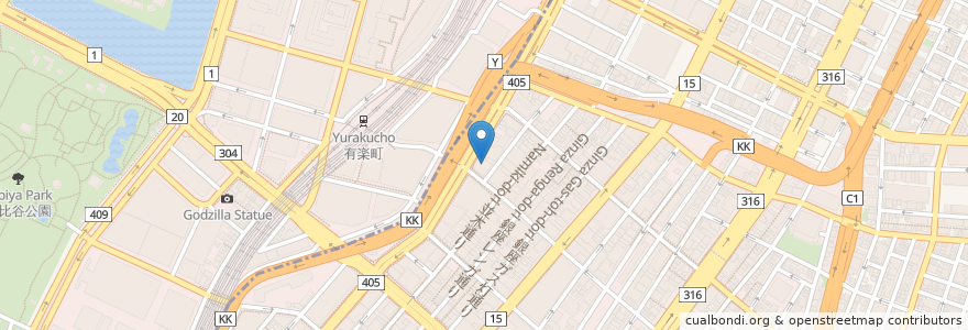 Mapa de ubicacion de 나고야 빈쵸 en Япония, Токио.