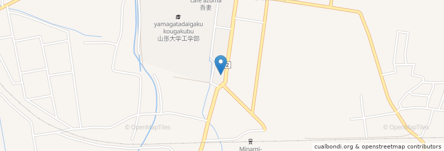 Mapa de ubicacion de ゴミステーション en 日本, 山形県, 米沢市.