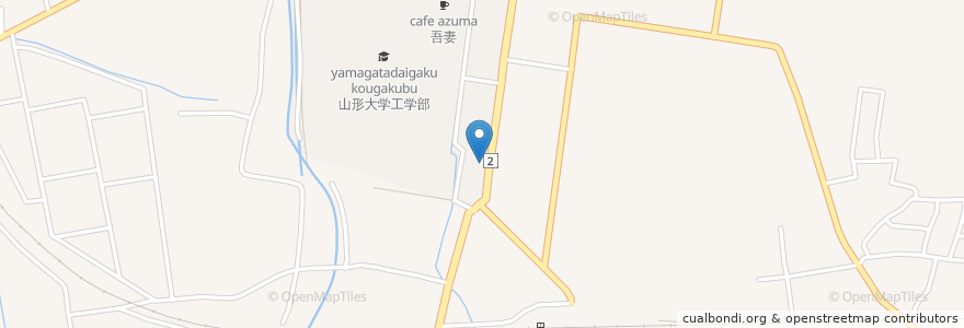 Mapa de ubicacion de ゴミステーション en Japan, 山形県, 米沢市.