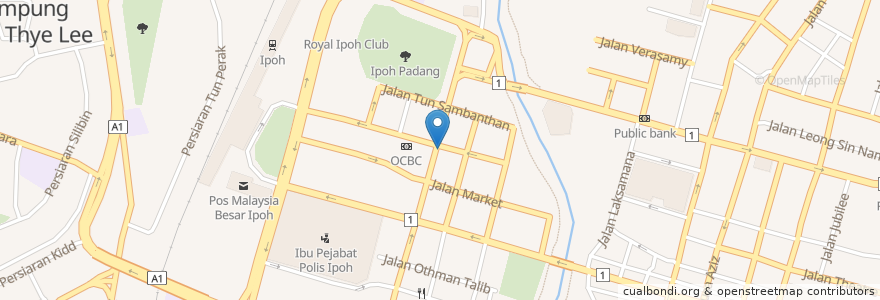 Mapa de ubicacion de Patisserie Boutique en Malasia, Perak.