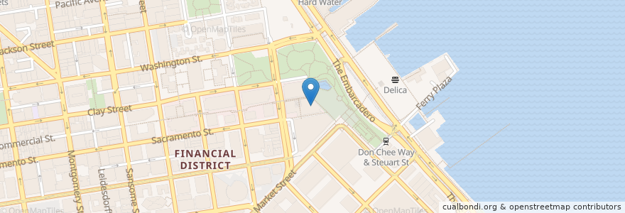 Mapa de ubicacion de Boudin Bakery & Cafe en 미국, 캘리포니아주, 샌프란시스코, 샌프란시스코.