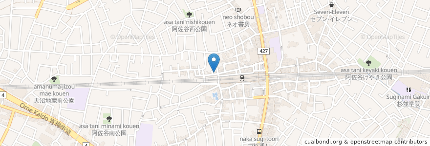Mapa de ubicacion de らあめん 龍 en 일본, 도쿄도, 杉並区.