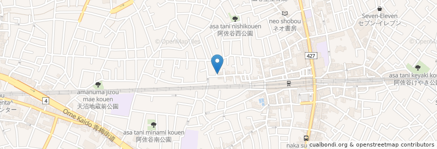 Mapa de ubicacion de ビッキーヌ en Giappone, Tokyo, 杉並区.