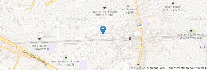 Mapa de ubicacion de のみくい処 結 en Япония, Токио, Сугинами.
