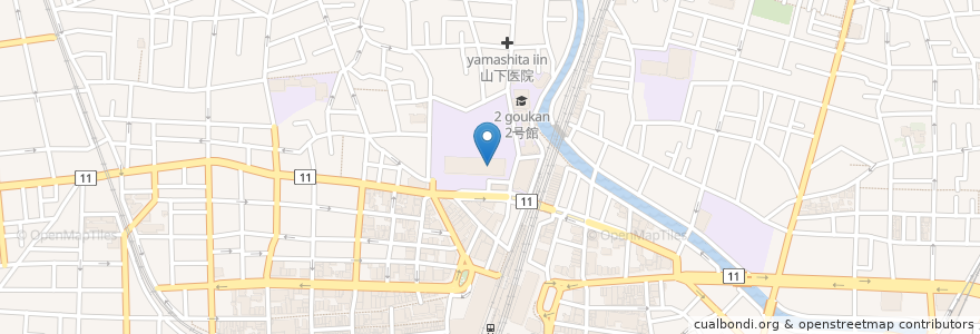 Mapa de ubicacion de 片柳放送センター en Japonya, 東京都, 大田区.