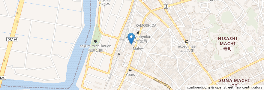 Mapa de ubicacion de 大洗そのお眼科 en Japan, 茨城県, 東茨城郡, 大洗町.