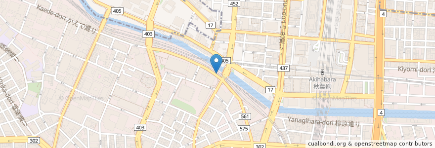 Mapa de ubicacion de スペイン居酒屋 El Chateo del Puente en Japan, Tokio, 千代田区.