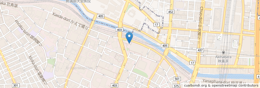 Mapa de ubicacion de Gaston & Gaspah en Japonya, 東京都, 千代田区.