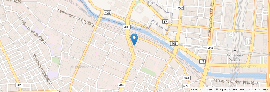 Mapa de ubicacion de 和食バル 音音 en 日本, 東京都, 千代田区.