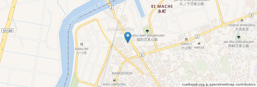 Mapa de ubicacion de ENEOS en 日本, 茨城県, 東茨城郡, 大洗町.