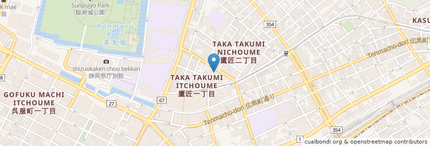 Mapa de ubicacion de 神経内科木村クリニック en Japon, Préfecture De Shizuoka, Shizuoka, 葵区.