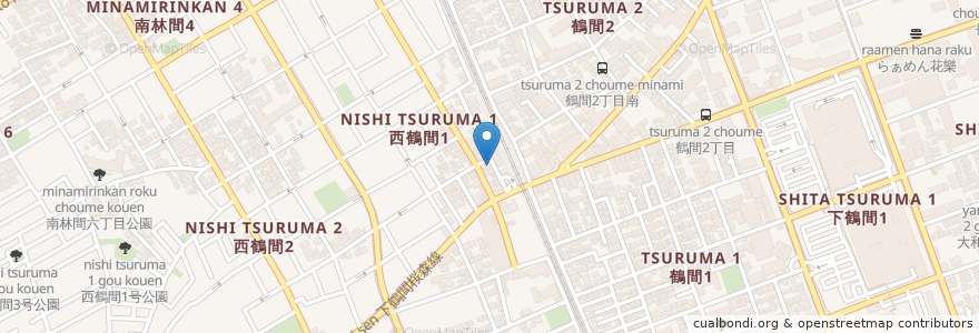 Mapa de ubicacion de Burgers Cafe Grill Fukuyoshi en Japón, Prefectura De Kanagawa, 大和市.