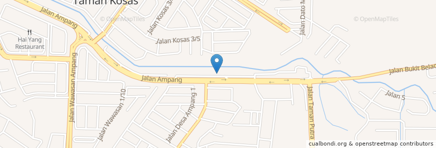 Mapa de ubicacion de Domino's Pizza en مالزی, سلانگور, Majlis Perbandaran Ampang Jaya.