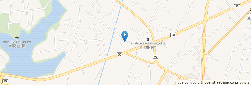 Mapa de ubicacion de 小貫医院 en Japonya, 茨城県, 水戸市.