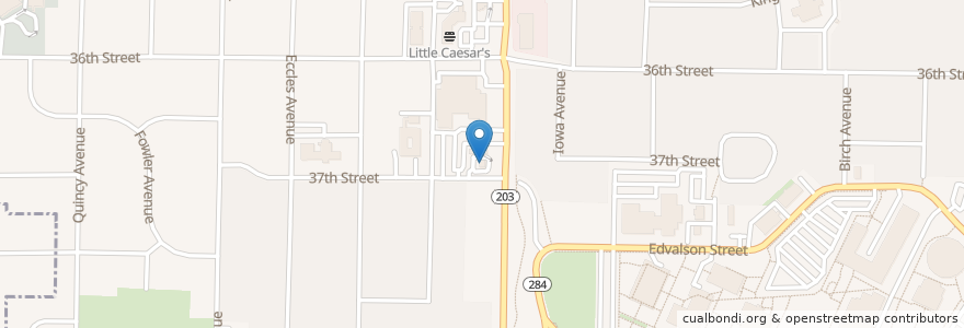 Mapa de ubicacion de Jimmy John's en Estados Unidos Da América, Utah, Weber County, Ogden.