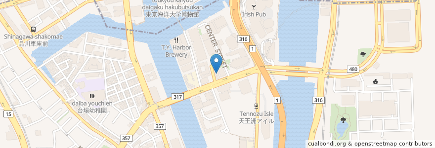 Mapa de ubicacion de Appa Indien restaurant en 日本, 東京都, 品川区.