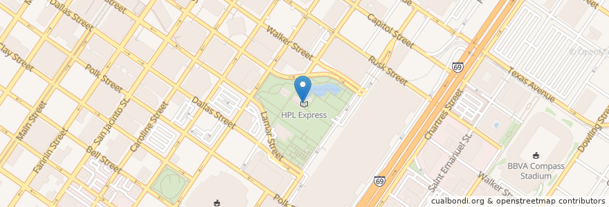 Mapa de ubicacion de Morgan Reading Room en United States, Texas, Houston, Harris County.