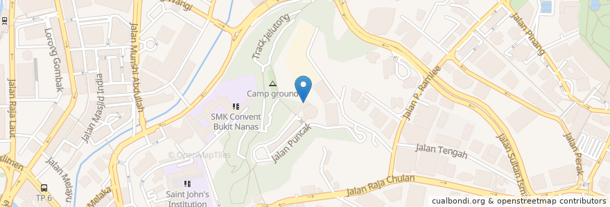Mapa de ubicacion de Ristorante Moghul Mahal en 马来西亚, 雪兰莪州, 吉隆坡.