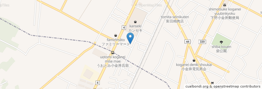 Mapa de ubicacion de リサイクル＆ディスカウントショップ コーエー　国分寺店 en 日本, 栃木県, 下野市.