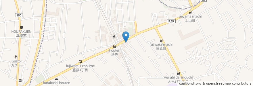Mapa de ubicacion de ポカラ伯爵 en ژاپن, 千葉県, 市川市, 船橋市.