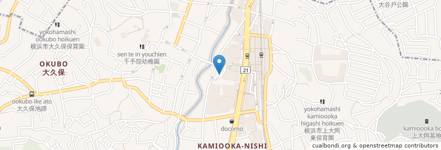 Mapa de ubicacion de 琉球酒家 GACHIMAYA en 日本, 神奈川県, 横浜市, 港南区.