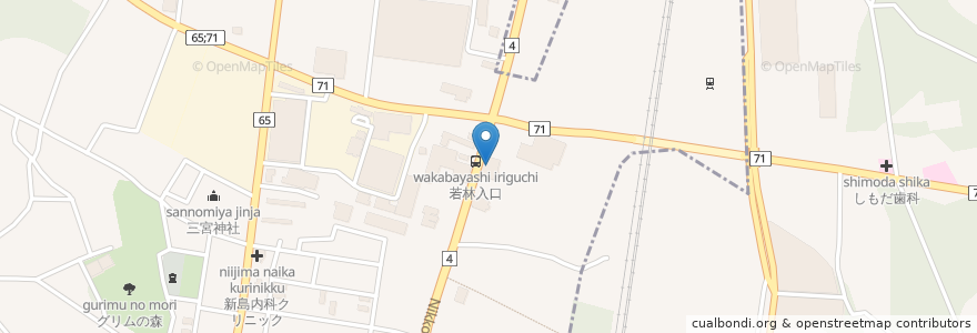 Mapa de ubicacion de エックスレンタカー 石橋営業所 en 일본, 도치기현, 下野市.