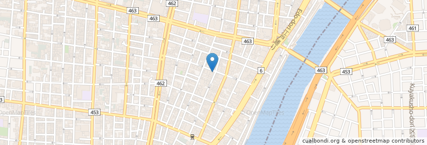 Mapa de ubicacion de 3B Tacos en 日本, 东京都/東京都, 台東区.