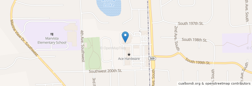 Mapa de ubicacion de Auntie's Playhouse Childcare Center en アメリカ合衆国, ワシントン州, King County, Normandy Park.