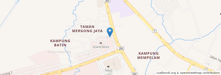 Mapa de ubicacion de Genius Aulad en Malaysia, Kedah, Kota Setar.