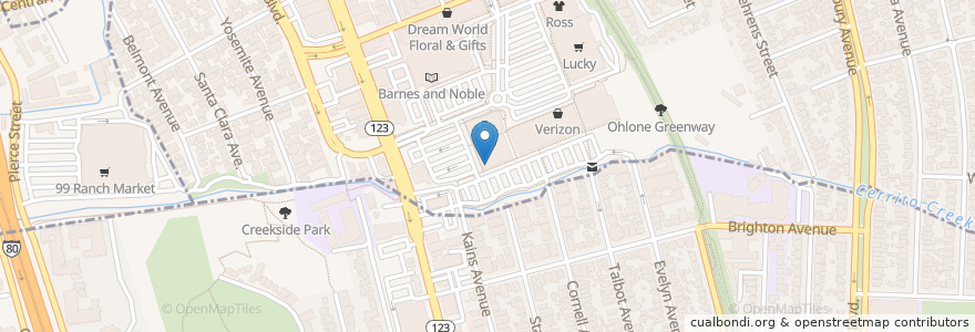 Mapa de ubicacion de Yammy Sushi en Vereinigte Staaten Von Amerika, Kalifornien.