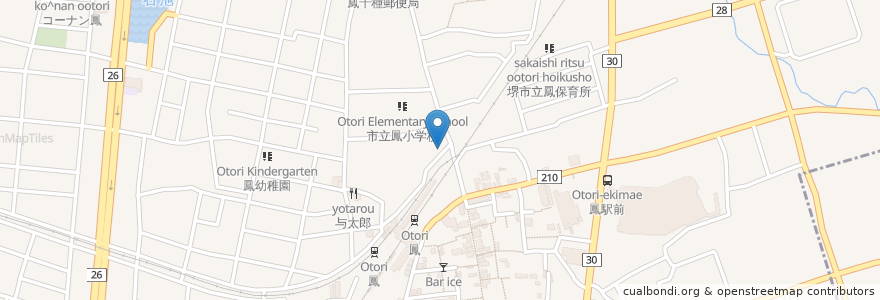 Mapa de ubicacion de エポカ en Япония, Осака, Сакаи, 西区.