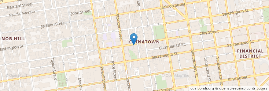 Mapa de ubicacion de Capital Restaurant en Amerika Birleşik Devletleri, Kaliforniya, San Francisco, San Francisco.
