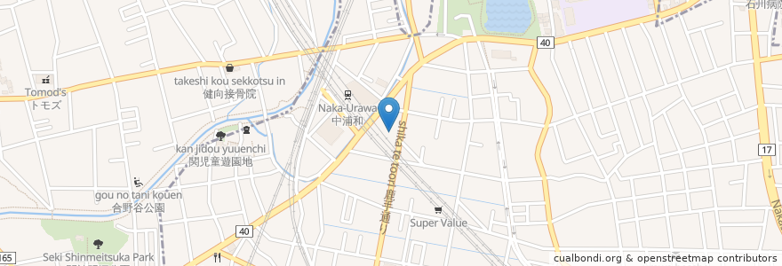 Mapa de ubicacion de don イタリアーノ en 日本, 埼玉县, 埼玉市, 南区.