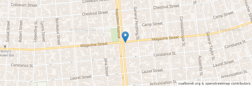 Mapa de ubicacion de HEY! Café & Coffee Roastery en Vereinigte Staaten Von Amerika, Louisiana, Orleans Parish, New Orleans.