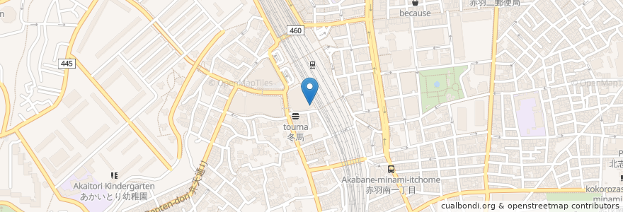 Mapa de ubicacion de サーティワン アイスクリーム en Japon, Tokyo, 北区.