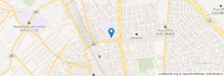 Mapa de ubicacion de 皓歯歯科 en Japan, Tokyo, Kita.