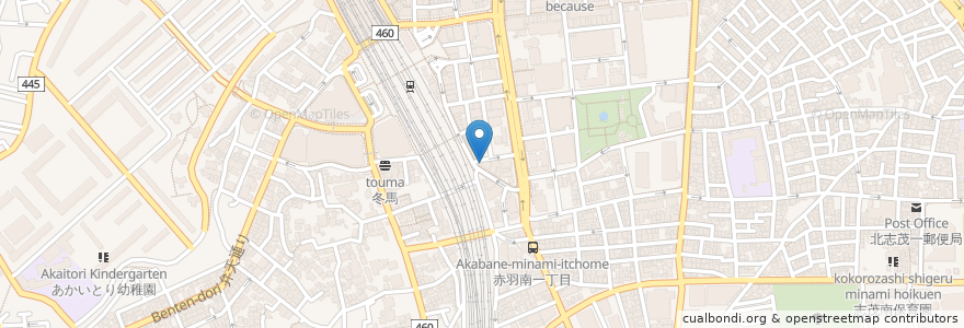 Mapa de ubicacion de やなか珈琲店 en Japão, Tóquio, 北区.
