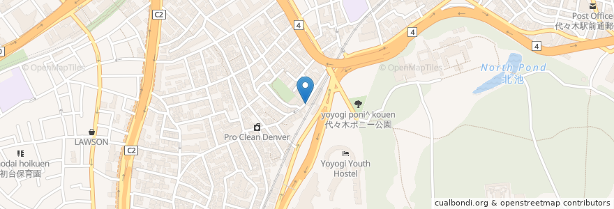 Mapa de ubicacion de Bank of Yokohama en Japão, Tóquio, 渋谷区.