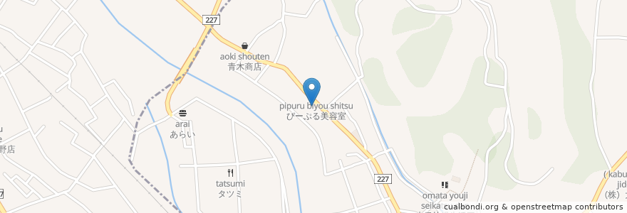 Mapa de ubicacion de 富士獄神社 en ژاپن, 栃木県, 足利市.