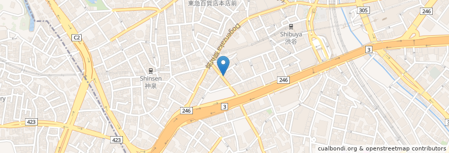 Mapa de ubicacion de JBS Shibuya en 日本, 東京都, 渋谷区.