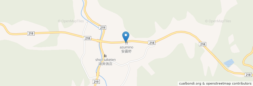 Mapa de ubicacion de 安曇野 en Giappone, Prefettura Di Tochigi, 足利市.