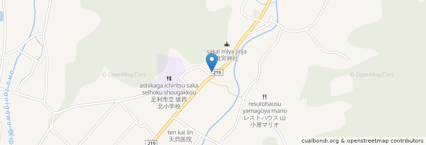 Mapa de ubicacion de 寿司勝 en Япония, Тотиги, 足利市.