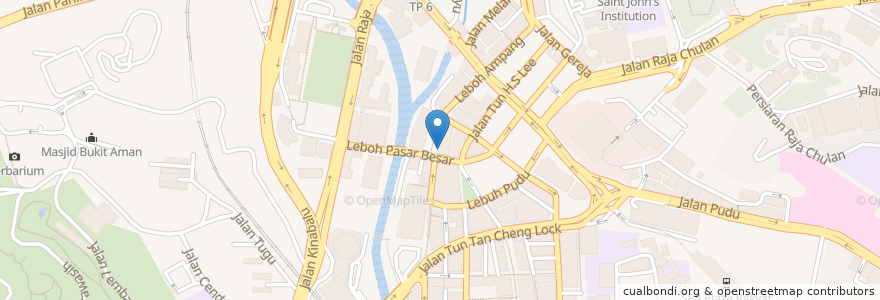Mapa de ubicacion de BFC Exchange en مالزی, سلانگور, کوالا لامپور.