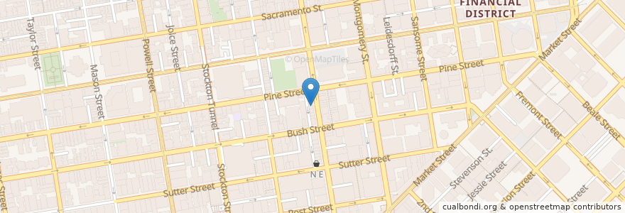 Mapa de ubicacion de Baladie en Amerika Syarikat, California, San Francisco, San Francisco.