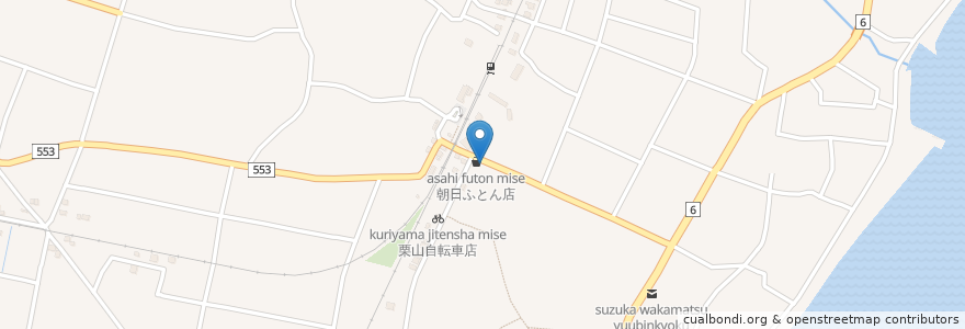 Mapa de ubicacion de 百五銀行 en Japan, Mie Prefecture, Suzuka.