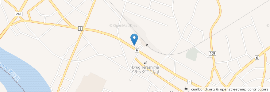 Mapa de ubicacion de 日の出屋 en Giappone, Prefettura Di Ibaraki, ひたちなか市.