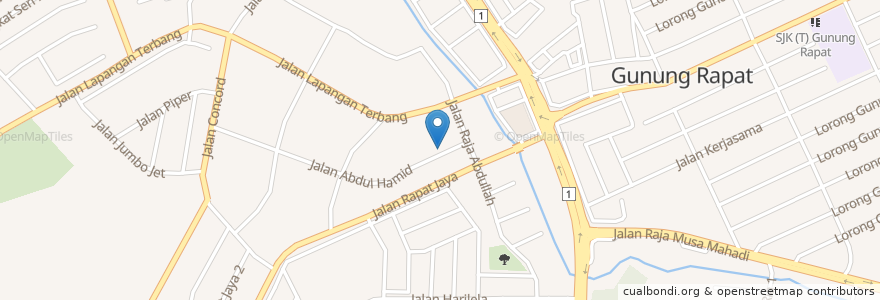 Mapa de ubicacion de CHEMPELOKS CAFE & BISTRO en Malaysia, Perak.