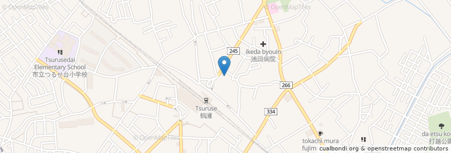 Mapa de ubicacion de 篠田中央クリニック en 日本, 埼玉県, 富士見市.